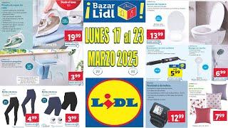 BAZAR de LIDL | Catálogo del 17 al 23 de MARZO de 2025 | OFERTAS del bazar de LIDL