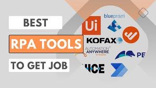 Best RPA Tools to Learn from Job Perspective | Top RPA Tools