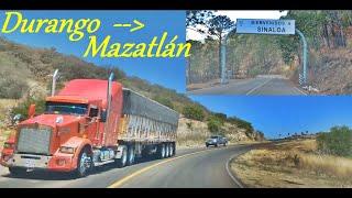 de Durango a Mazatlán #porlalibre carretera 40 #EspinazoDelDiablo ( Durango - Sinaloa )