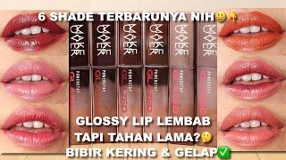 SHADE BARU ! MAKE OVER GLAZED LOCK LIP PIGMENT SWATCH + TEST KETAHANAN | GLOSSY AWET |Maria Soelisty