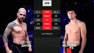 Дэнис Сильва vs. Абубакар Местоев | Denis Silva vs. Abubakar Mestoev | ACA 142