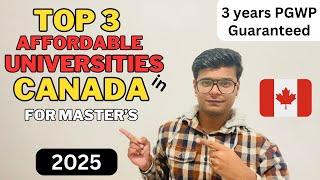 Most Affordable University in Canada for MASTERS || Scholarships for International Students 2025.