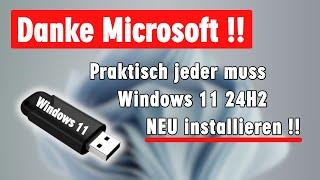 Praktisch jeder muss Windows 11 24H2 NEU installieren - Microsoft Bug Media Creation Tool ISO