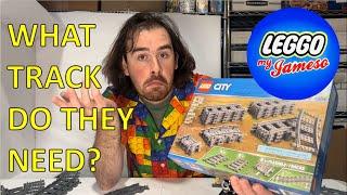 What to buy for a Lego train builder! With track layout ideas