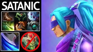 SATANIC [Anti Mage] 100% Counter Pick Delete Medusa Carry Dota 2