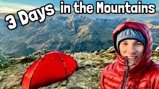 3 Day Solo Wild Camping in the Mountains - Part 1