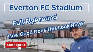 NEW Everton FC Stadium at Bramley Moore Dock. A Full FlyAround!
