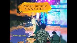 Niharikakonidela wedding|Sangeeth|Megafamily|Nagababu|