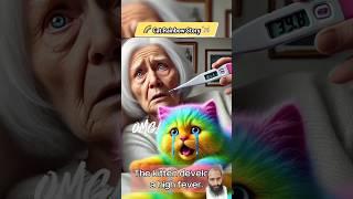 Grandma vs rainbow  cat what's up story #cat #aiart #story #catcute #shorts