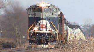 NS 1070 West, the "Wabash" Heritage Engine on 3-12-2015