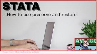 Stata - How to use preserve and restore