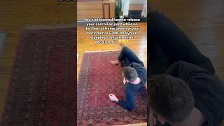 How to SAFELY pop your SACROILIAC joint at home
