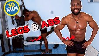 35 MIN Lower-Body & Abs Workout | Multi Gym Home Gym Follow-along