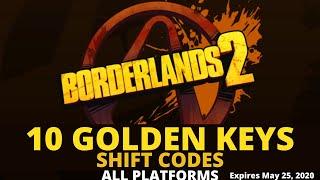 10 Golden Keys Shift Code Borderlands 2 - Keys for Every Platform - Expires May 25, 2020