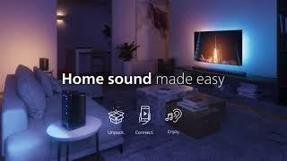 Home sound made easy - Build your cinema with Philips TV & Sound