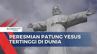 Patung Yesus Tertinggi di Dunia yang Berlokasi di Bukit Sibea-bea Danau Toba Diresmikan