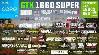 GTX 1660 SUPER Test in 50 Games in 2022