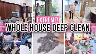 EXTREME Whole House DEEP CLEAN | CLEANING MOTIVATION | CLEAN WITH ME MARATHON | Shelby Marybeth