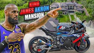 LEBRON JAMES OWNS THE BEST HOUSE IN AKRON OHIO!