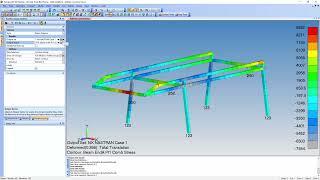 Simcenter Femap with NX Nastran training: pickup cargo rack post-processing