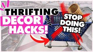 15 PROVEN Thrifting Hacks for Beautiful Home Decor Every Single Trip! | How to style thrift finds