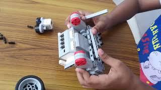 DIY LEGO EV3 Object Following Robot with Ultrasonic sensor, Alok Dev, Rotech MIC Student