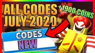 ALL *NEW* CODES FOR ROBLOX RONALD JULY 2020 (+1900 Coins)