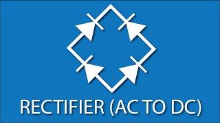 How AC is turned to DC! EASY! (Rectifiers): Electronics Basics 7