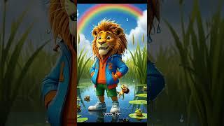 "Leo the Lazy Lion’s Big Day: A Funny and Vibrant Animated Story for Kids"