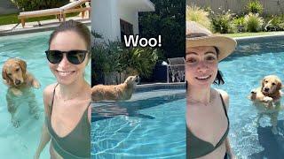 Adria and Oatmeal | Pool Time Compilation