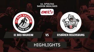 DEL2: EC Bad Nauheim vs. Eisbären Regensburg | Highlights - 16. Spieltag | SDTV Eishockey