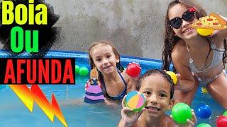 Desafio Piscina - Boia ou afunda?