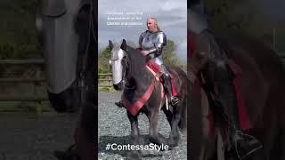 Knight in shining armour #horse  #knight #shining-armour #joust #jousting #friesian #friesianhorse