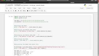 Data Science - PYTHON Code for MEAN, MEDIAN and MODE