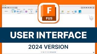 Fusion 360 User Interface Tutorial | 2024 Interface