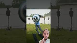 "CGI Mastery: Epic Captain America Shield Throw!" #youtubeshorts #youtube #ytshorts