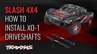 How to Install XO-1 Driveshafts on the Slash 4X4 | Traxxas Support