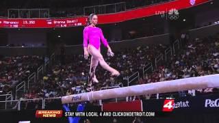 2012 US Olympic Trials Day 1 Sabrina Vega Balance Beam