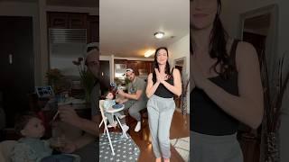 Dancing in front of my baby and husband to see their reaction #shorts