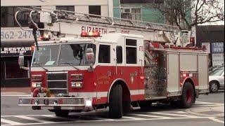 Elizabeth Fire Department Spare Engine 15 Responding 1-11-24