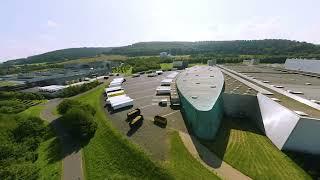 Drone flight over plant Pfieffewiesen and Buschberg at Melsungen