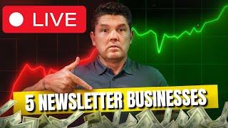 LIVE Bill McIntosh Show: 5 Profitable Newsletter Businesses You Can Start In a Single Afternoon