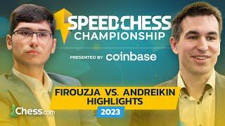 Alireza Firouzja's Lightning FAST Speed | Speed Chess Championship 2023 Highlights