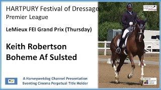 Keith Robertson: Hartpury Festival of Dressage 2015