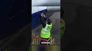 Why Is He Taping a Plane?!