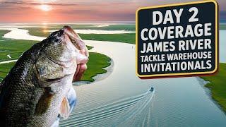 Major League Fishing Tackle Warehouse Invitational James River Bass Fishing | Day 2