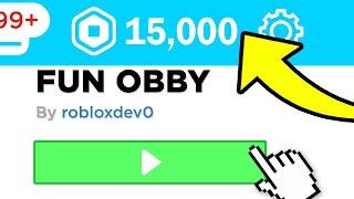 SECRET OBBY GIVES 15,000 FREE ROBUX (February 2021)