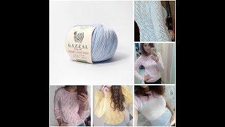 МНОГО ГОТОВЫХ ВЯЗАНЫХ ИЗДЕЛИЙ. Самый честный обзор Gazzal Baby Cotton. Вязание. Рынашко