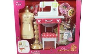 Our Generation It Seams Perfect Sewing Accessory Set 18 Inch Doll Playset Unboxing Review