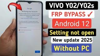 Vivo Y02/Y02T (V2217) Frp Bypass Without Pc | FRP Bypass 2025 | setting not open | New Method